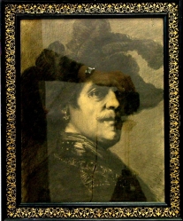 URBAN František (1894): „Rembrandt“, uhel na papíře