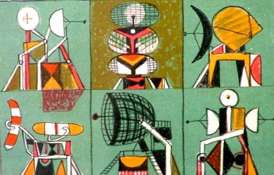 MLČOCH Zdeněk (1921): „Radary“, bar. lito.