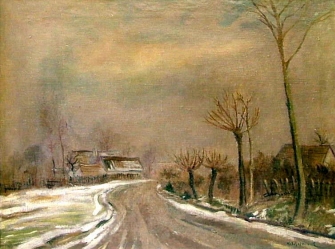 SIGMUND Karel Jan (1897): „Tání“, ol., pl.