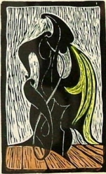 MUZIKA František (1900-1974): „Milenci v objetí 4“, zinkografie