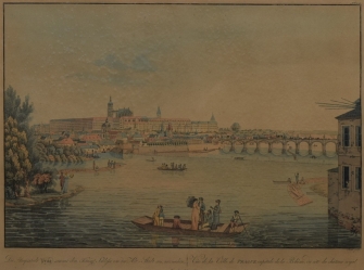POSTL Karel (1796-1818): Praha od Belvederu.