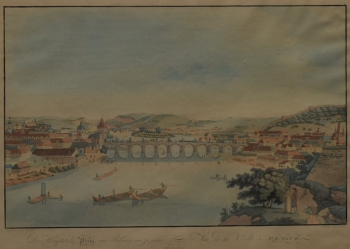 POSTL Karel (1796-1818):  Pohled na Hradčany.