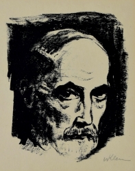 KLEMM Walter (1883-1957): Portrét vousatého muže.
