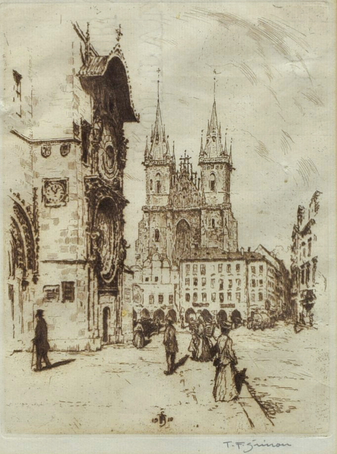 ŠIMON Tavík František (1877-1942): Staroměstské náměstí v Praze.