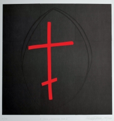 SIKORA Rudolf (*1946): Z cyklu Malevičův hrob III.