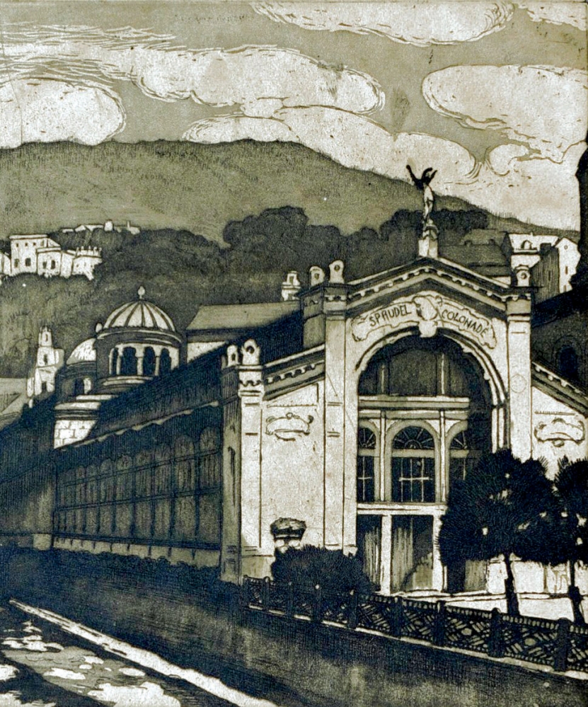 SCHNEIDEROVÁ Otty (1875-1957): Karlovy Vary.