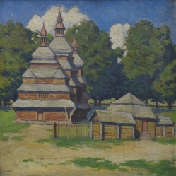 HARLAS Ondřej (1884-1933): Rusínský kostel v Haliči.