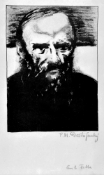 FILLA Emil (1882-1953): F.M.Dostojevský.