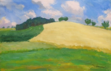 WERNER Břetislav (1911-1985): Pole na kopci.