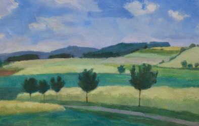 WERNER Břetislav (1911-1986): Letní krajina.