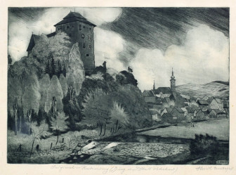 STEIDL Ernst (1891-1966): Hrad Bečov nad Teplou.