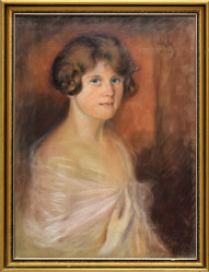 KELLNER Šebestián (*1895): Portrét mladé dámy.