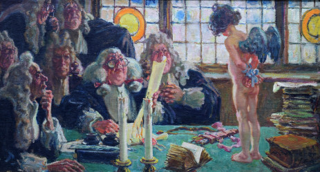 WIERER Alois (1878-1945): Amor před soudem.