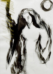 HEJNA Václav (1914-1985): Děvče s dlouhými vlasy.