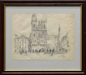 ŠIMON Tavík František (1877-1942): Staroměstské náměstí.
