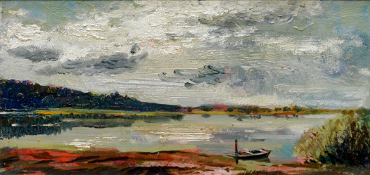 STRNAD Petr (1935-2020): Jihočeský rybník.