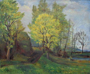 PECA Josef (1923-1982): Jarní krajina.