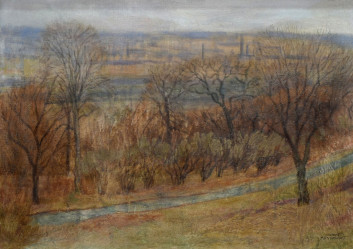 SYNECKÝ Luboš (*1925): Vršovice pod Grébovkou.