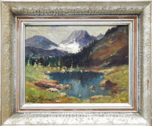 HOSPERGER Emanuel (1891-1984): Jezero v Tatrách.