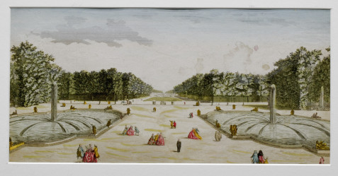BALTASAR  PROBST Georg (1732-1801): Park ve Versailles.