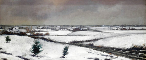 RUYSCH Lodewijk Dirk van der Dugteren (1901-1986): Zimní krajina.