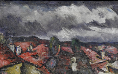 FRK Karol (*1920): Červené střechy.