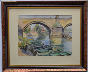 FOŘTOVÁ Pavla (1886-1974): Karlův most v Praze.