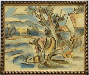 MORAVEC Alois (1899-1987): Žena u vody.