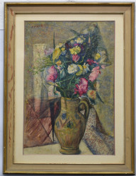 VIK František (1895-1957): Kytice ve džbánu.