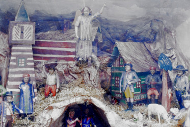 Domácí betlém.