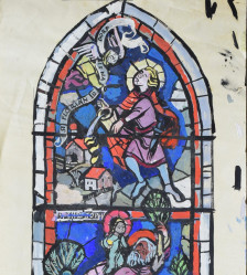 ANONYM: Návrh na vitrážové okno (Florian, Kryštof, Leonard).