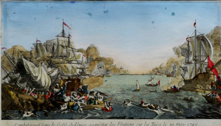 MONDHARE Joseph-Louis (1734-1799): Pohled na Benátky.
