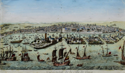 MONDHARE Joseph-Louis (1734-1799): Námořní bitva u Benátek 1740.