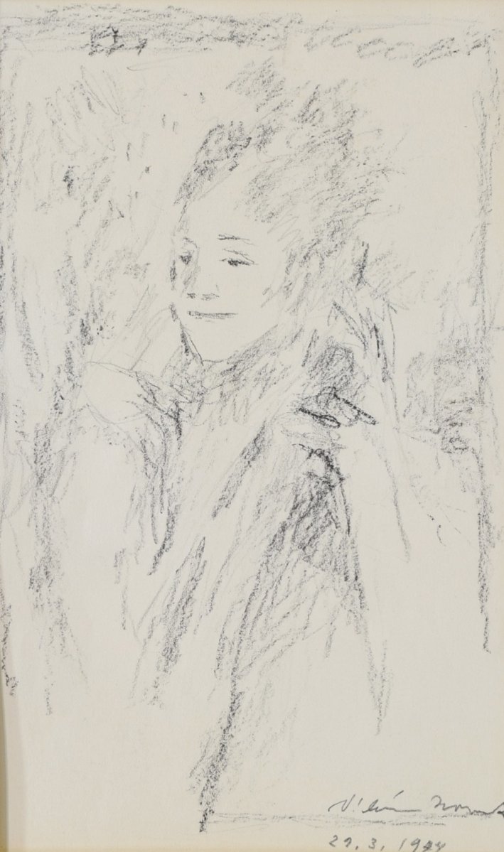 NOWAK Willi (1886-1977): Portrét.