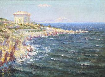 ŠEBEK Jan (1890-1966): Vila na mořském pobřeží.