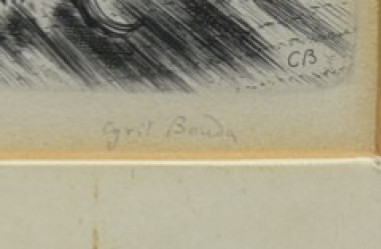 BOUDA Cyril (1901-1984): Krb.