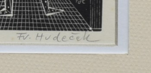 HUDEČEK František (1909-1990): Noční chodec.